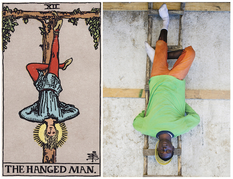 the hang man tarot card