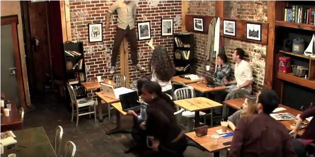 Telekinetic Coffee Shop Surprise