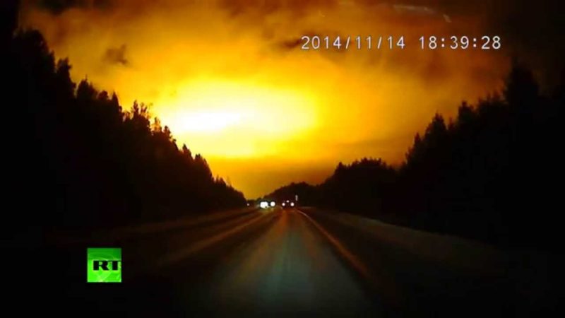 UFO? Meteor? Blast?