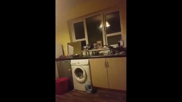 Woman Films Supposed Poltergeist