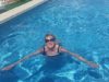 Alison’s blog me swimming in pool
