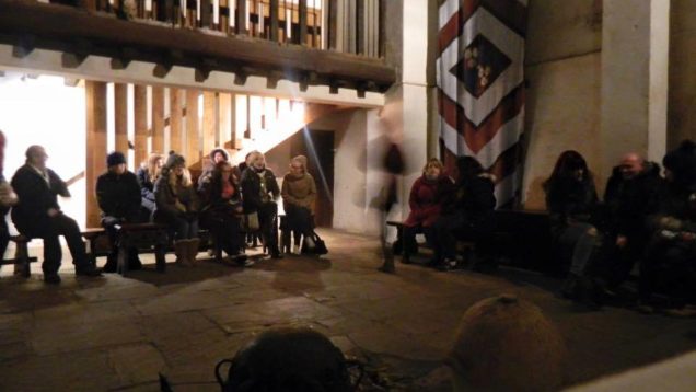 figure walking across the floor