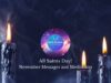 All Saints Day !November Messages and Meditations